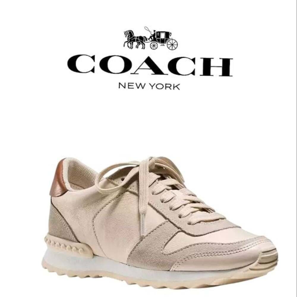Authentic Coach New York Moonlight Sneakers Q6640 Size:10M